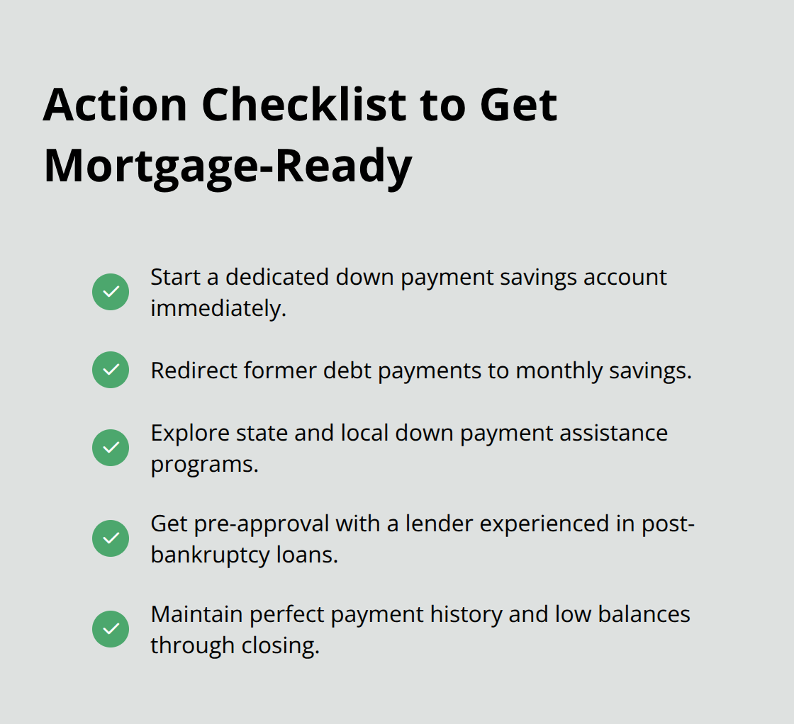 Steps to prepare finances and documentation after bankruptcy - buying a home after chapter 7 bankruptcy