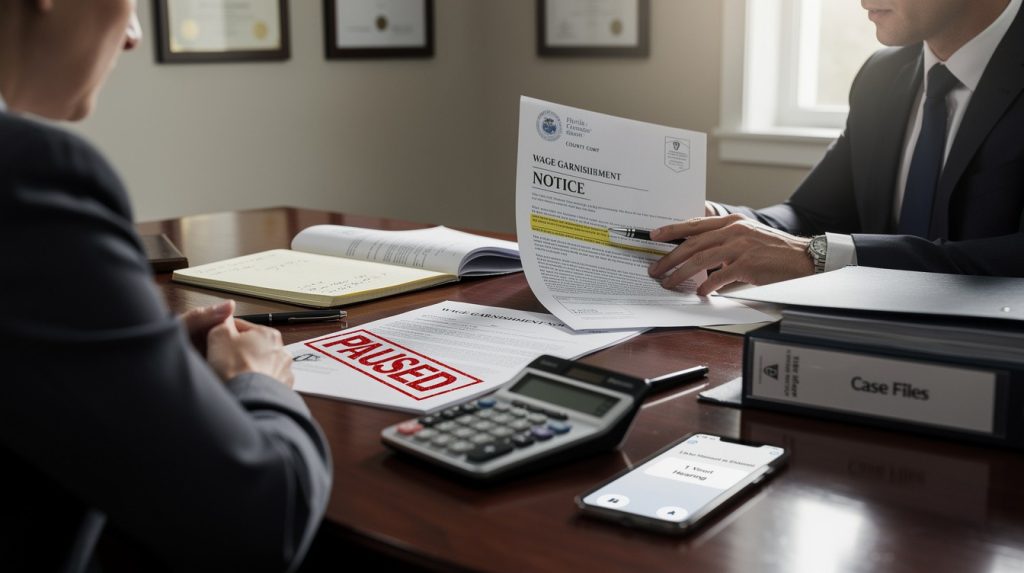 Pausing Wage Garnishment Florida: Quick Relief Tactics