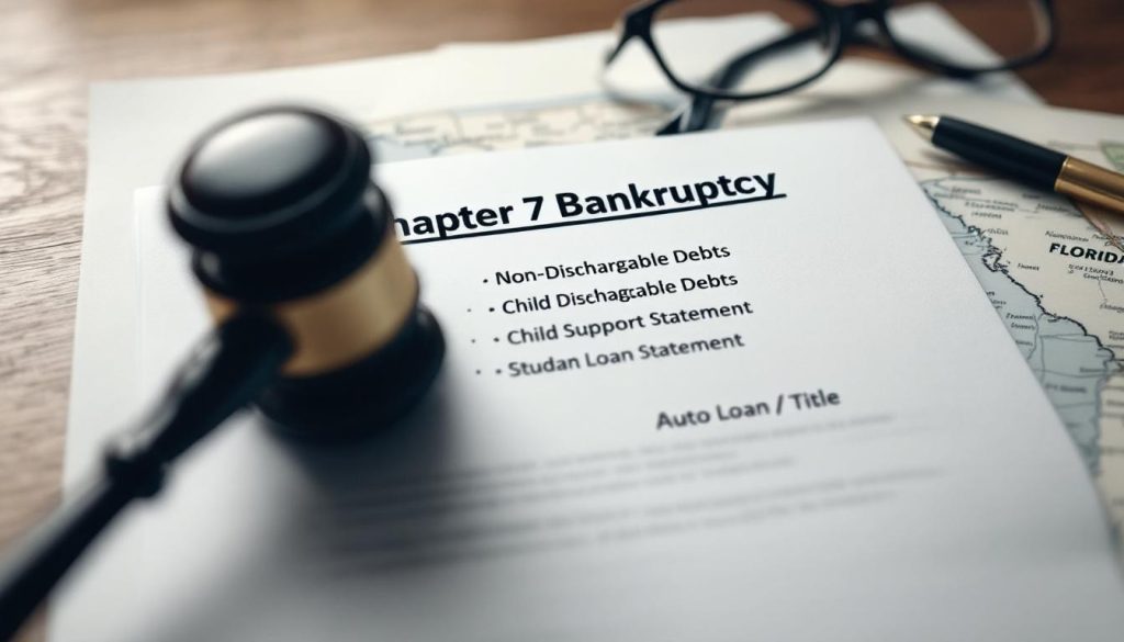 What Debts Are Not Discharged in Chapter 7 Bankruptcy in Florida?